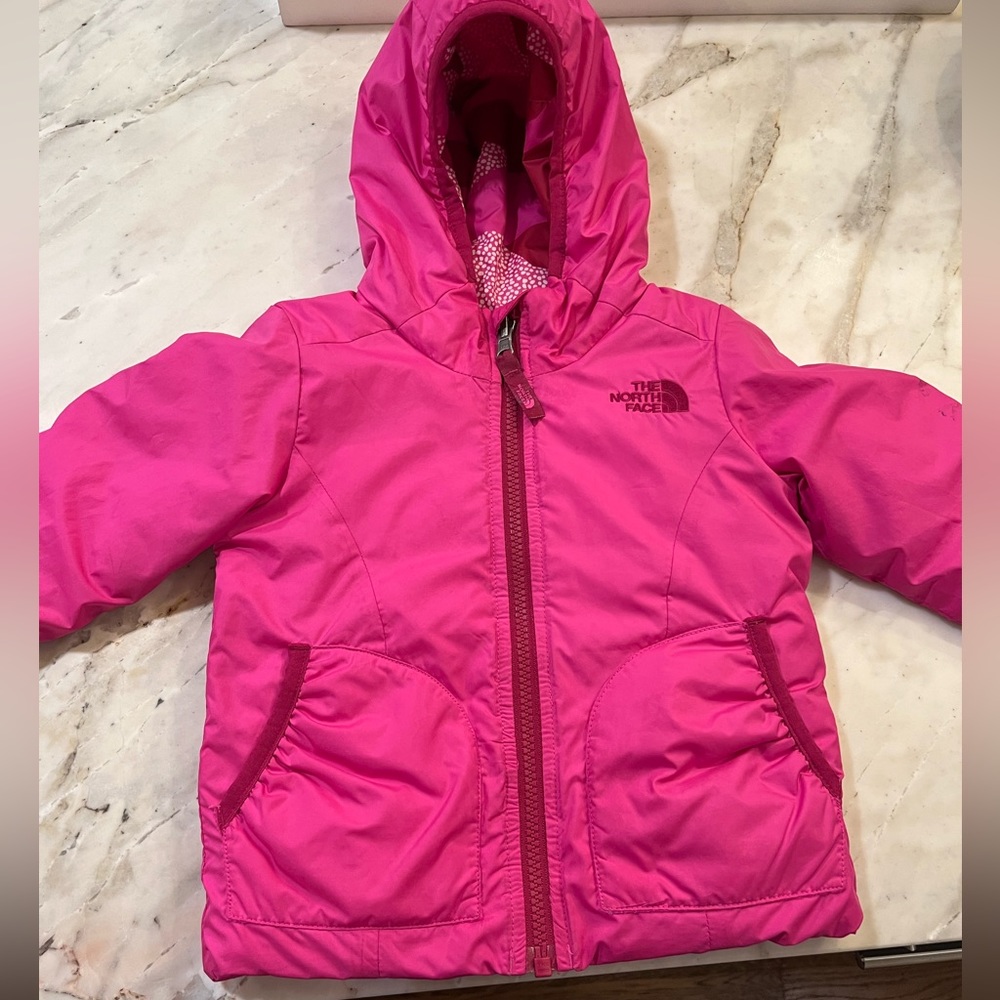 North Face Reversible Toddler Girls Winter Jacket 2T